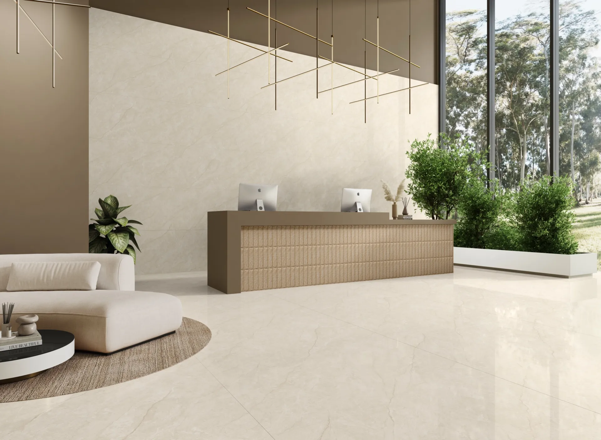 ENORME KS EL ORTONA CREMA FP GVT for Wall, Floor — Somany HARMONY collection