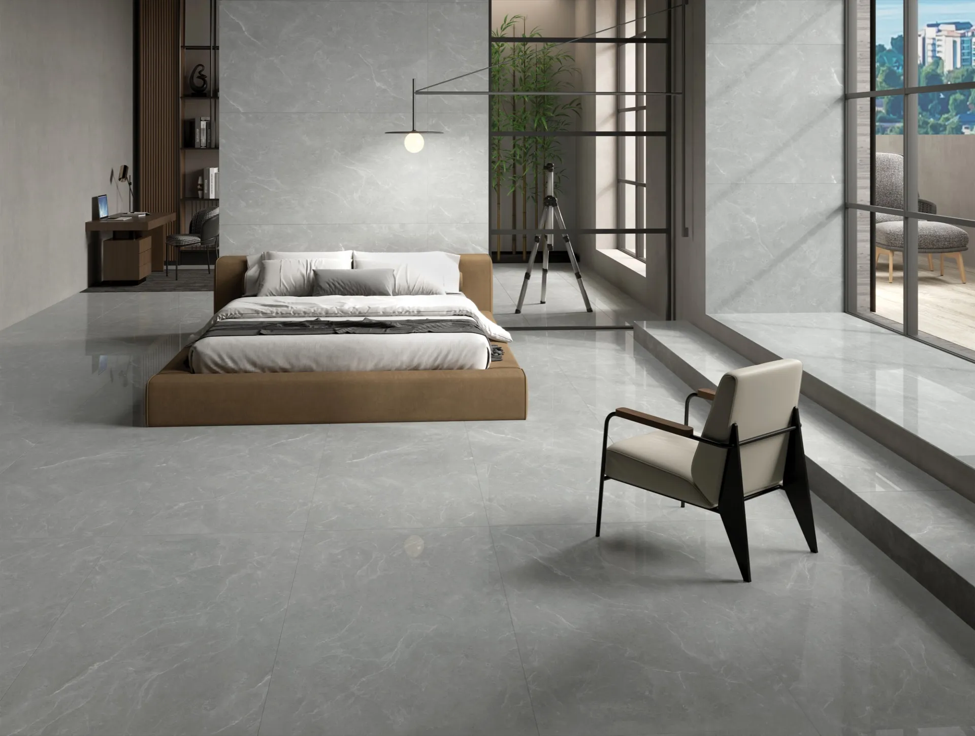 ENORME KS EL PALERMO GREY FP GVT for Wall, Floor — Somany HARMONY collection