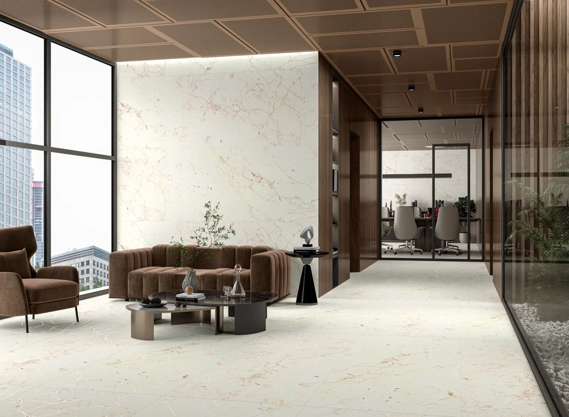 ENORME KS ENGRAVO ATLAS BIANCO FP GVT for Wall, Floor — Somany HARMONY collection