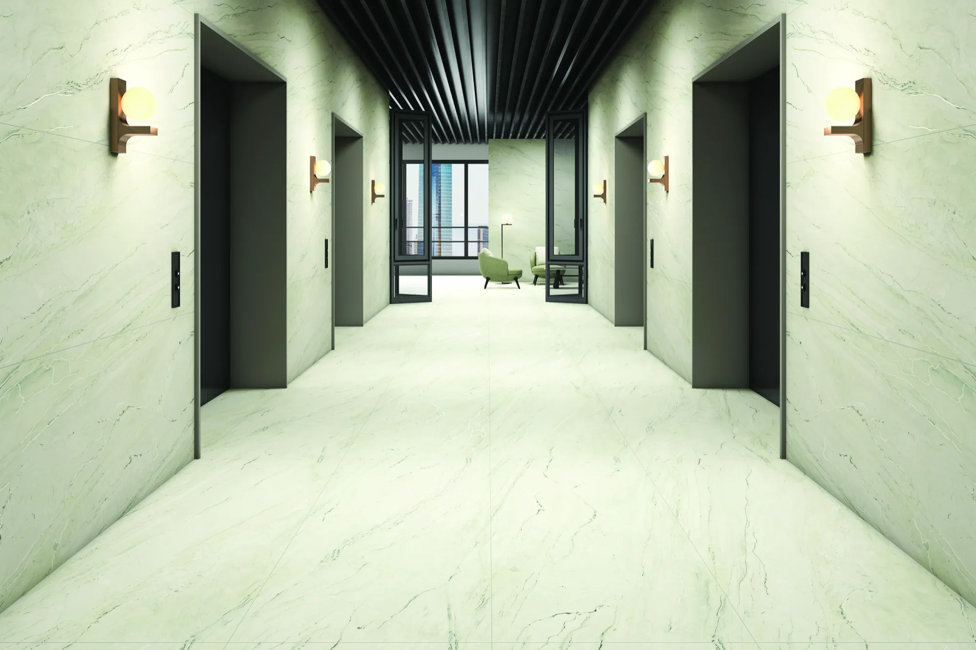 ENORME KS EL ENGRAVO GRAO MULTI FP GVT for Wall, Floor — Somany HARMONY collection