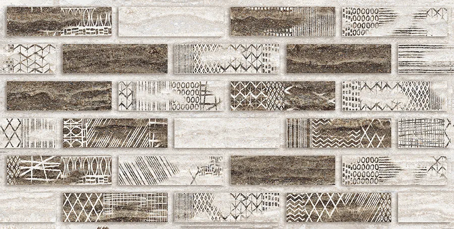 VIVO LUCIDO BYRON DECOR 01 tiles for Wall, Floor — Somany VIVO collection