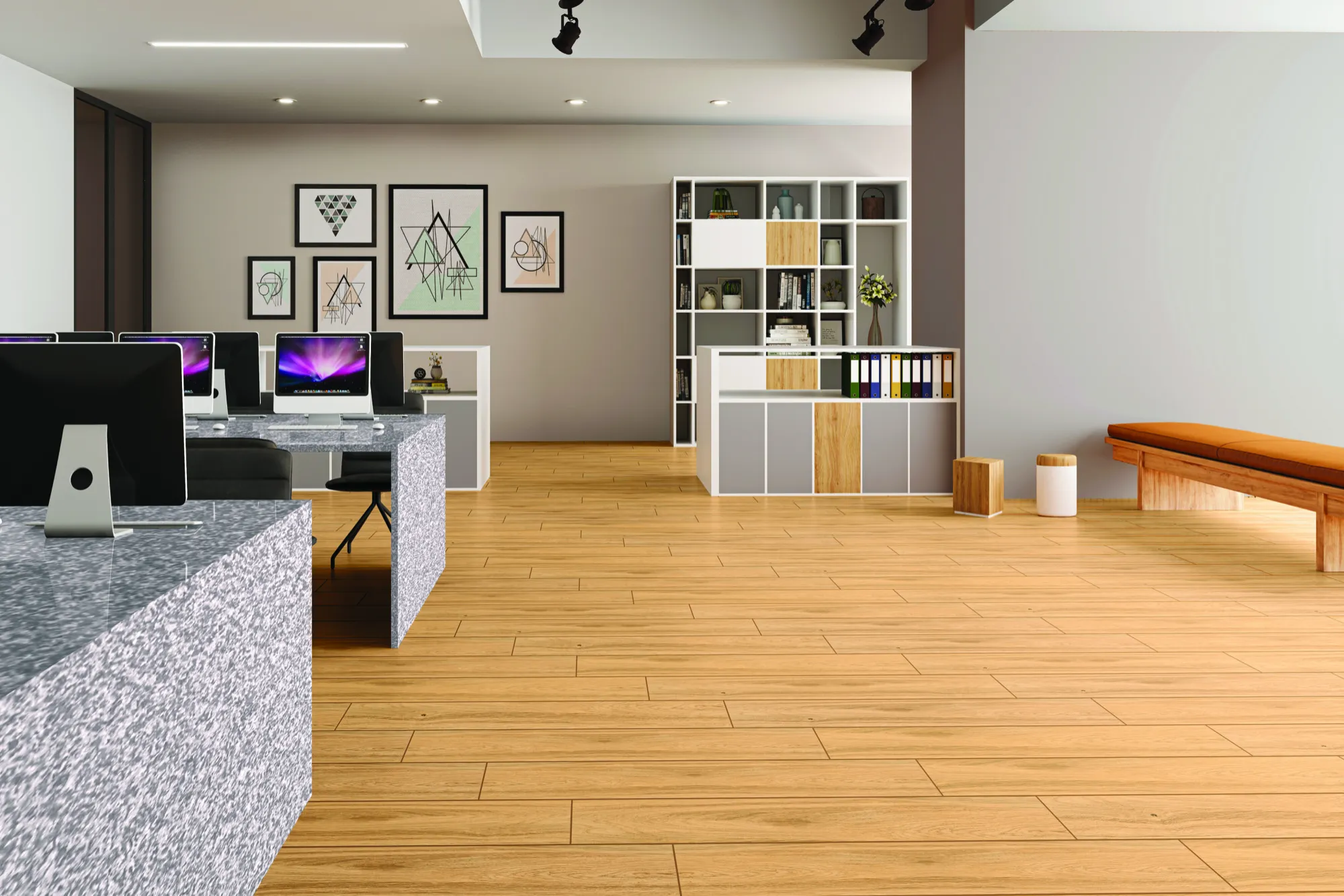 STRIO VALOR CASK WOOD TEAK GVT for Wall, Floor — Somany PLANKS collection
