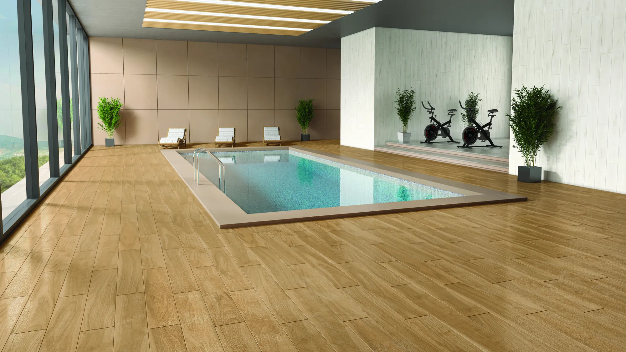 STRIO VALOR IMP LENO MAPLE V4 GVT for Wall, Floor — Somany Planks collection