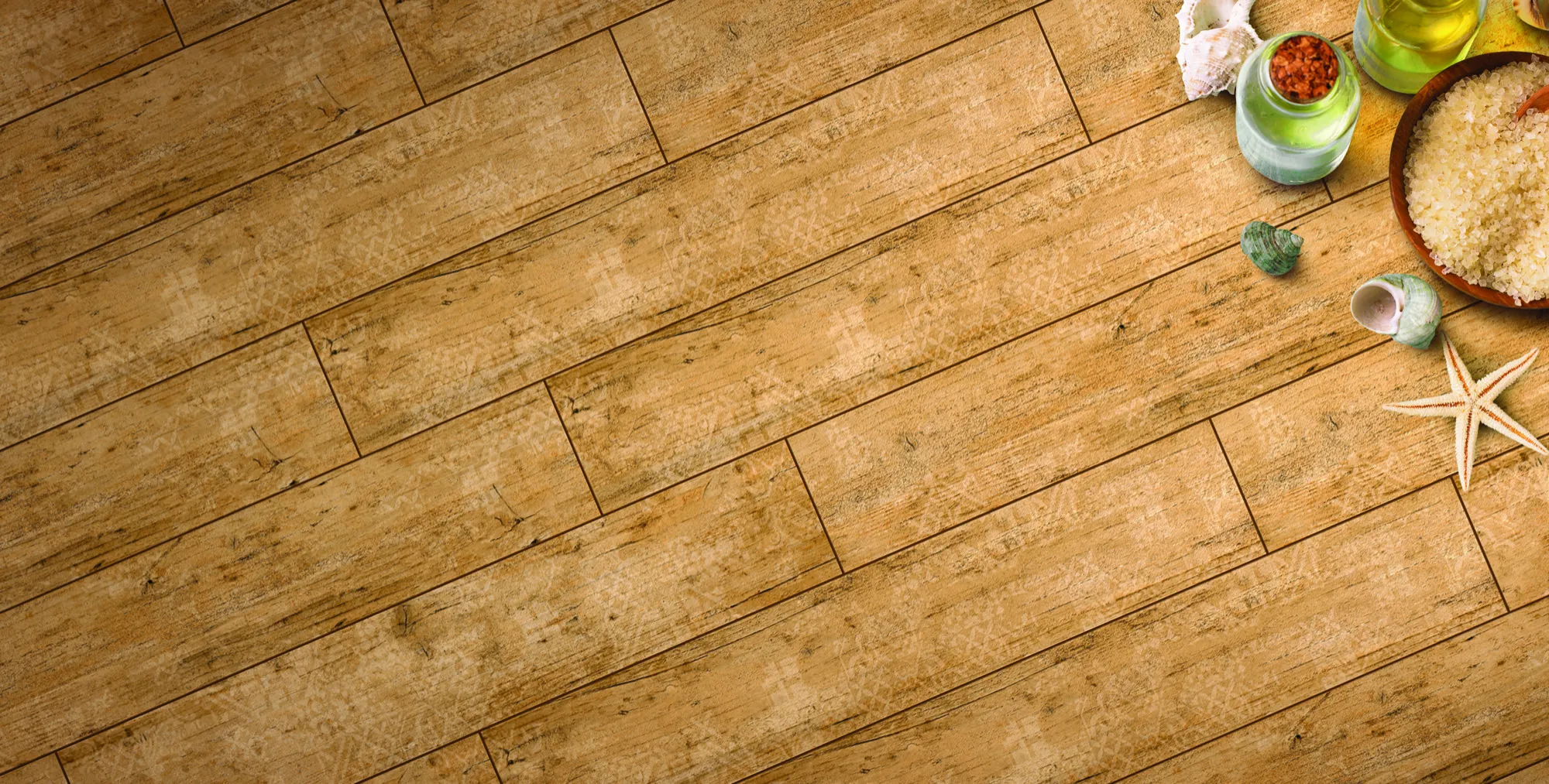 STRIO DAZZLE MOHAWK WOOD TEAK GVT for Wall, Floor — Somany PLANKS collection