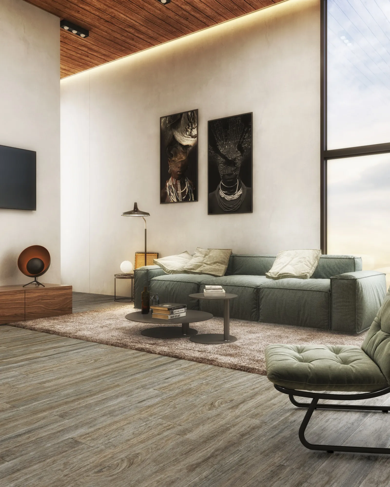 STRIO VERANO WOOD TEAK GVT for Wall, Floor — Somany Planks collection