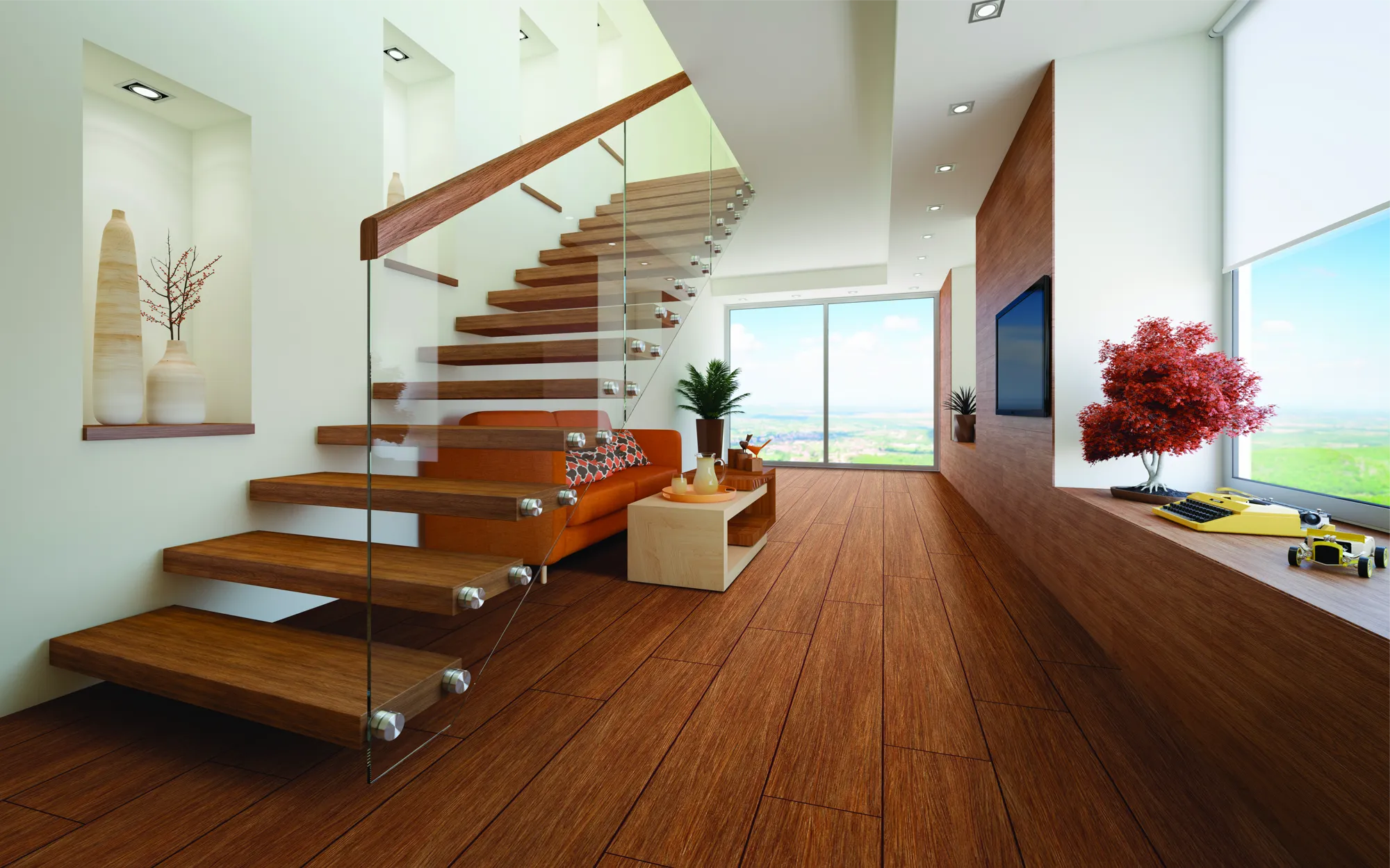 STRIO NADIA MAHOGANY GVT for Wall, Floor — Somany Planks collection