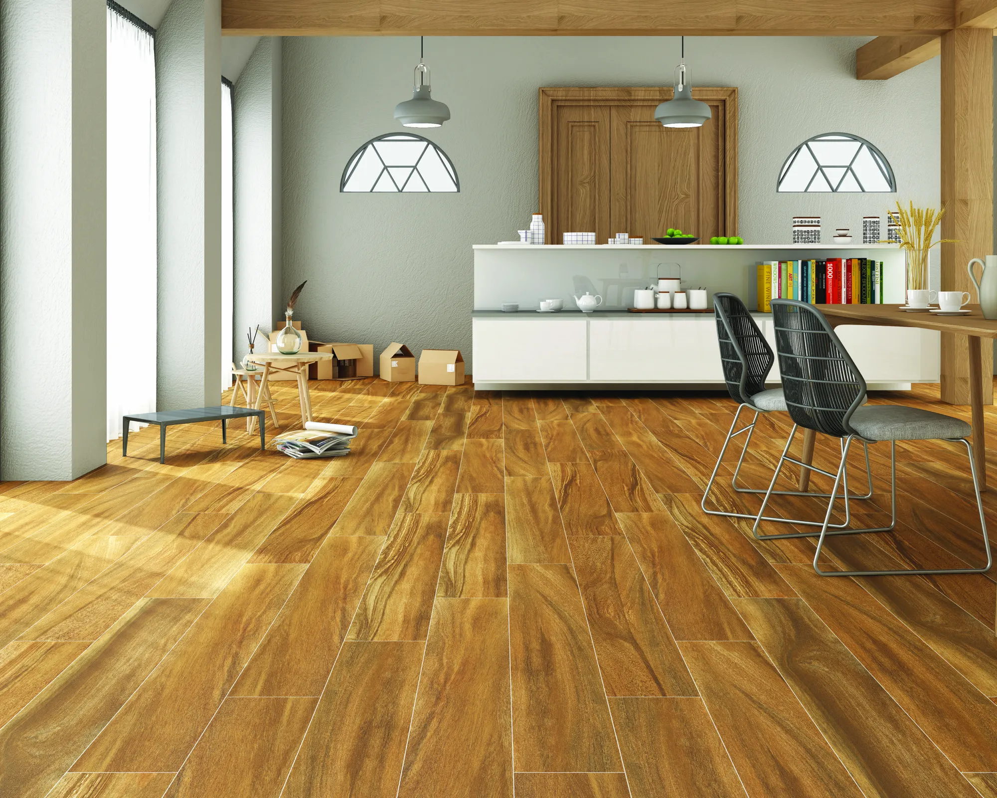 STRIO VALOR AKIO WOOD ROBBLE GVT for Wall, Floor — Somany Planks collection