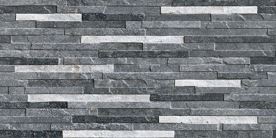 NEO STROKE STONE NERO tiles for Wall — Somany Digital GVT collection