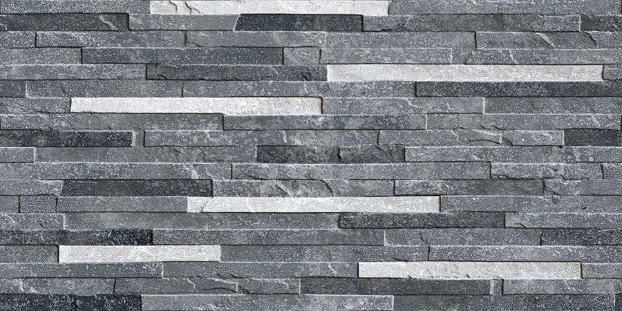 NEO STROKE STONE NERO tiles for Wall — Somany Digital GVT collection