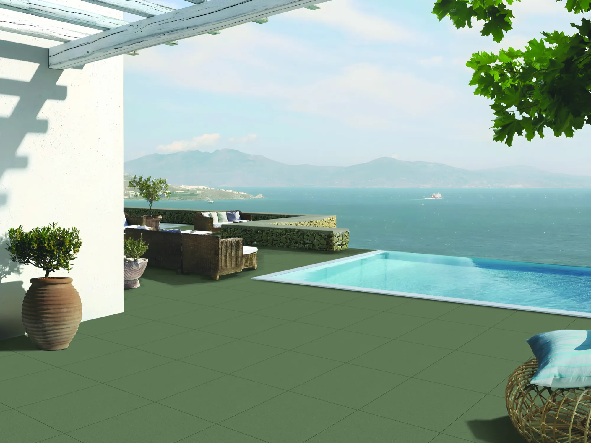NEO GEOSTONE OLIVE HDVT for Floor — Somany Stone 10 collection