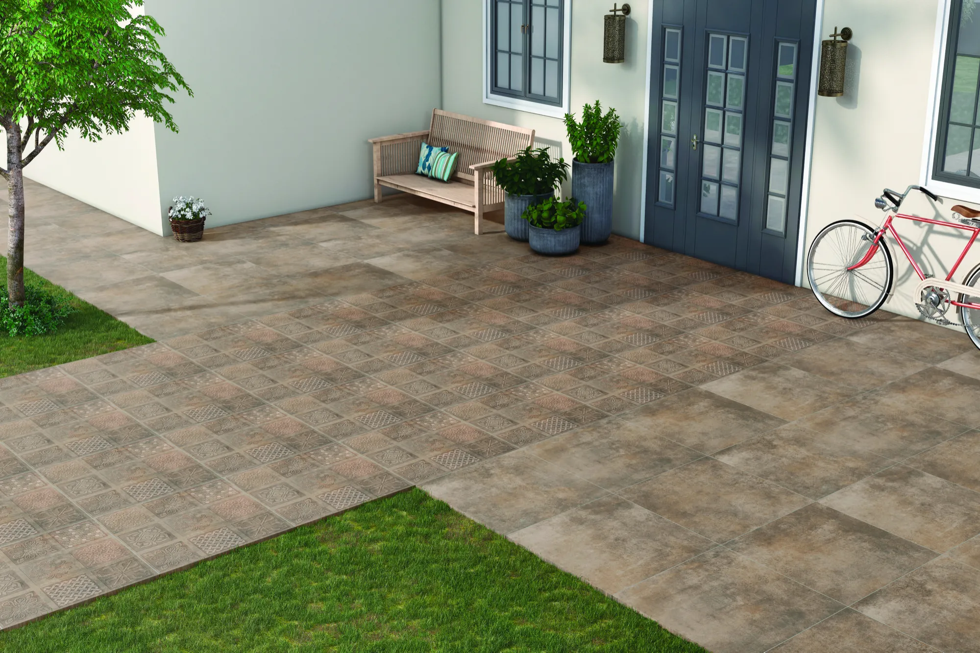 GATIEN DECOR HDVT for Floor — Somany STONE12 collection