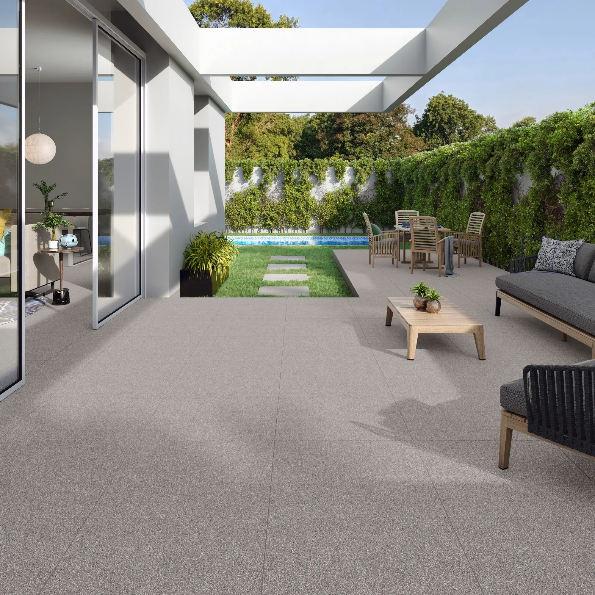 ZESIRO GREY V1 HDVT for Floor — Somany STONE12 collection