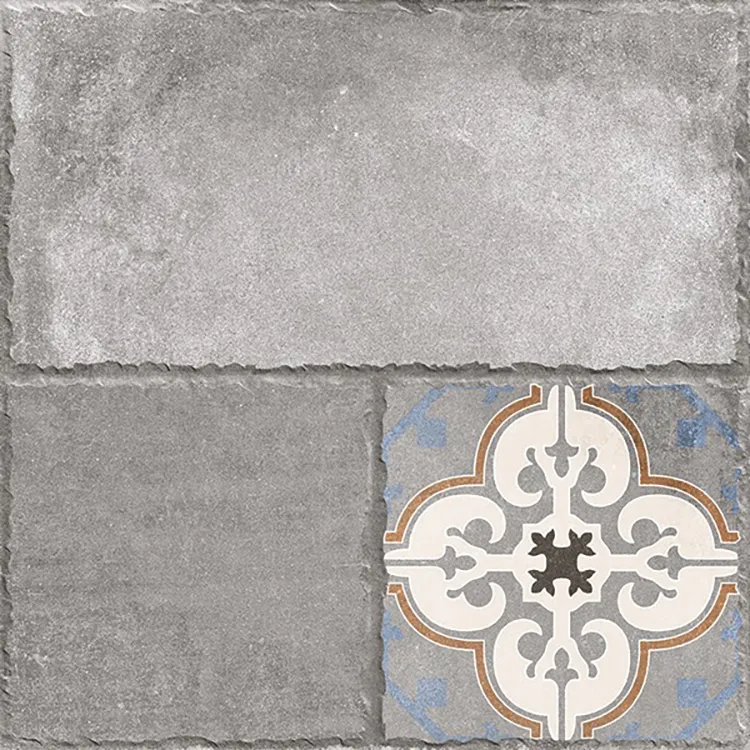 ENOS GREY DECOR V4 tiles for Floor — Somany STONE12 collection