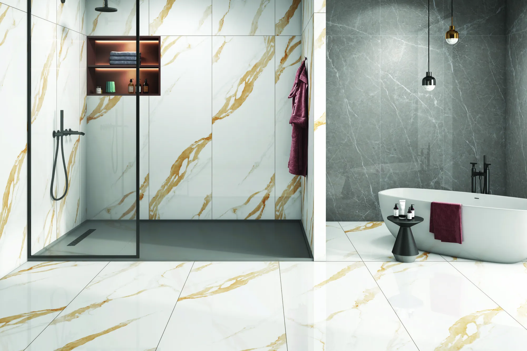 CALACATTA GOLD 24 V2 SLAB for Counter Top, Wall, Floor