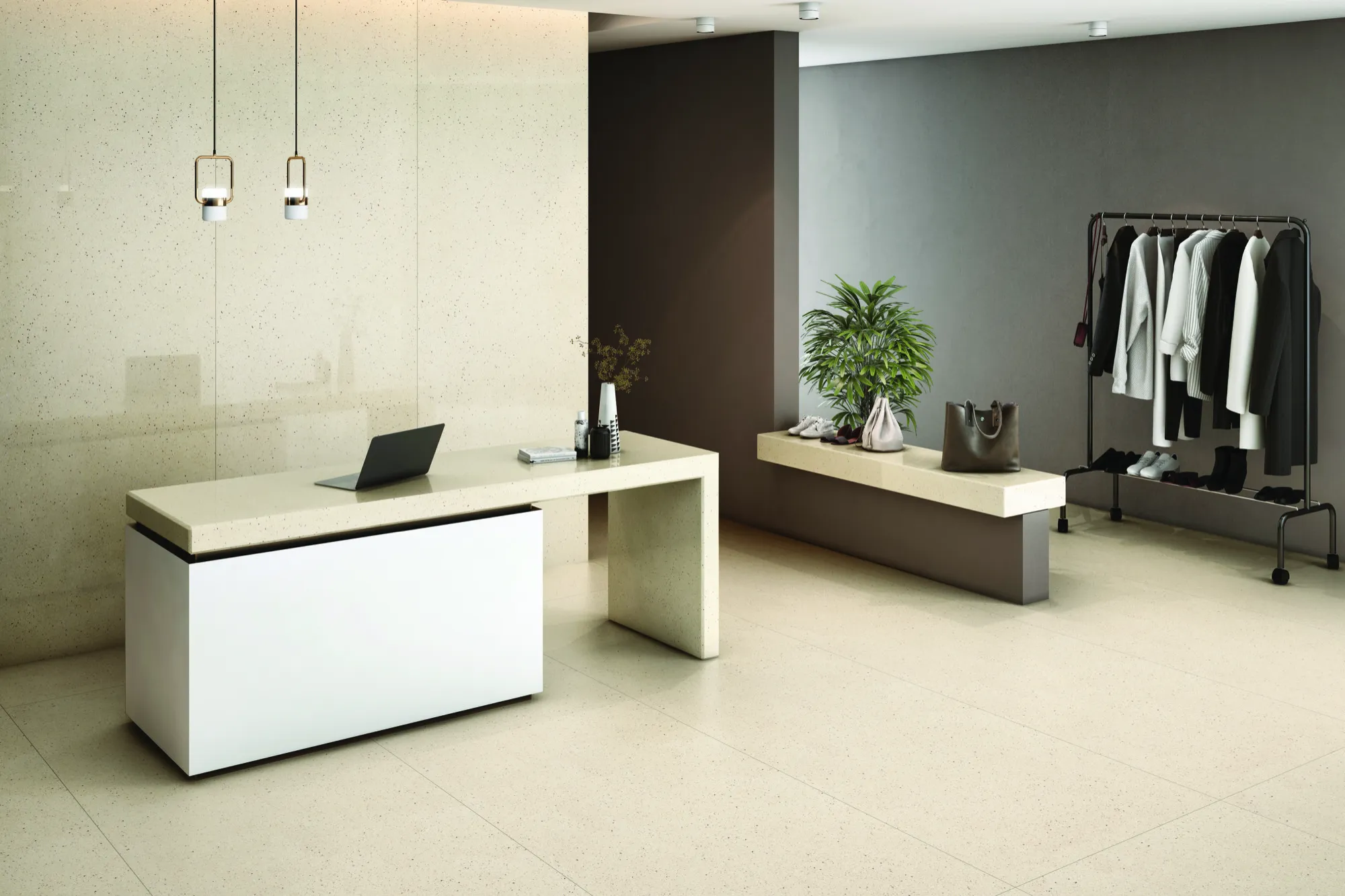 STELLA CREMA 30 SLAB for Counter Top, Wall, Floor