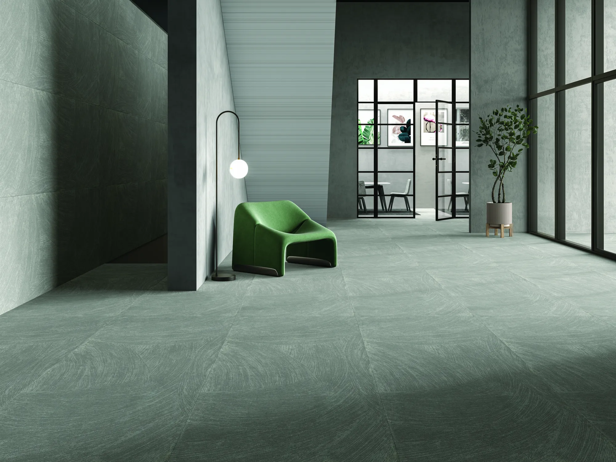 ENORME KS MORTERO GREY ET GVT for Wall, Floor — Somany Eternastone collection
