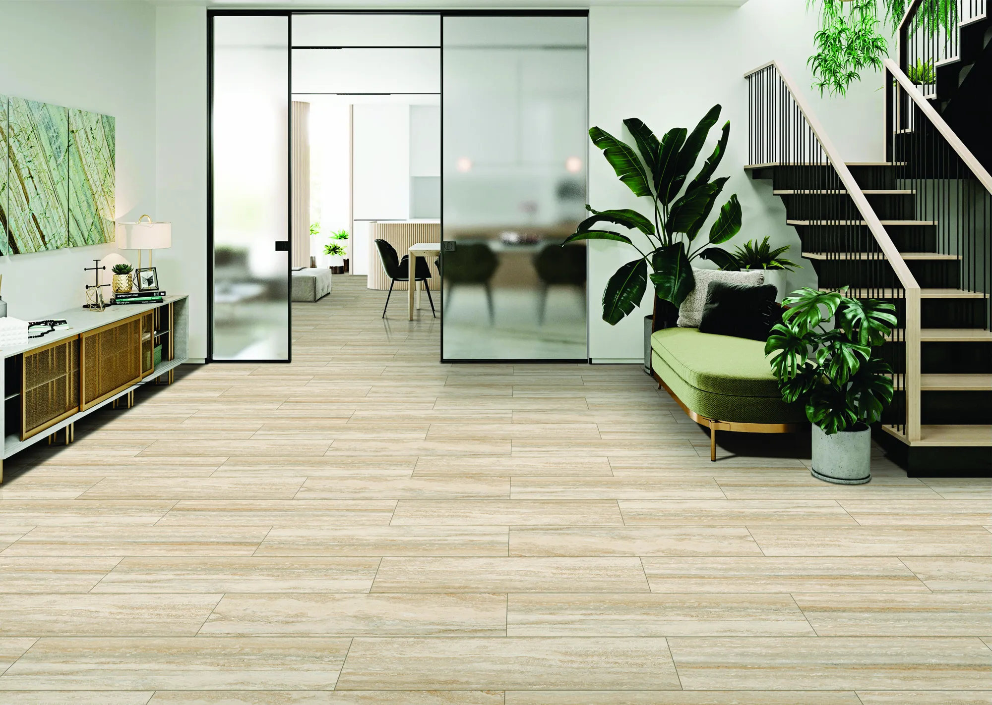 NEO ESSENTIA TRAVERTINO CERAMIC for Floor — Somany WOOD ESSENTIA collection