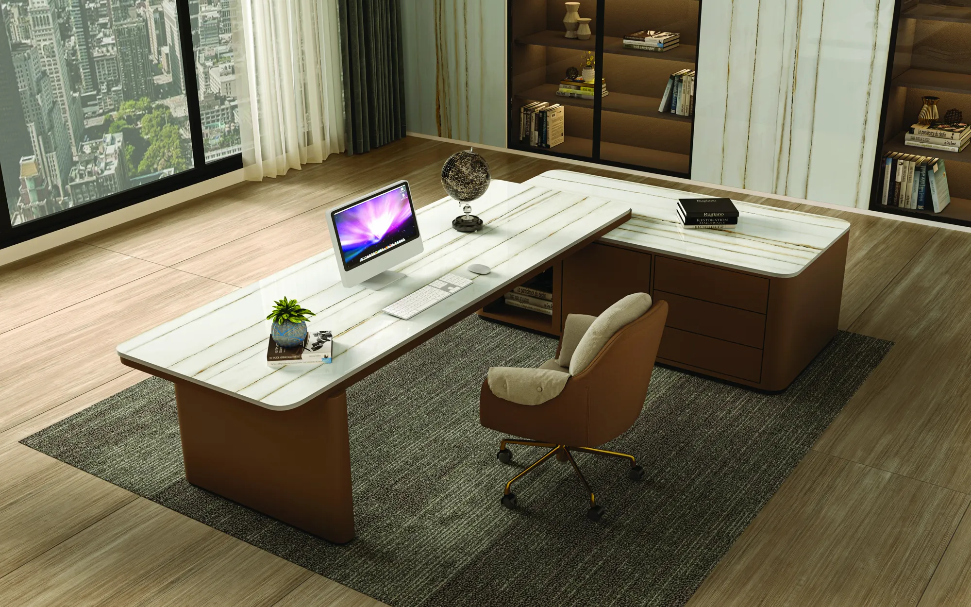 OSSIGENO NATURAL 26 QUILL V2 SLAB for Counter Top, Wall, Floor