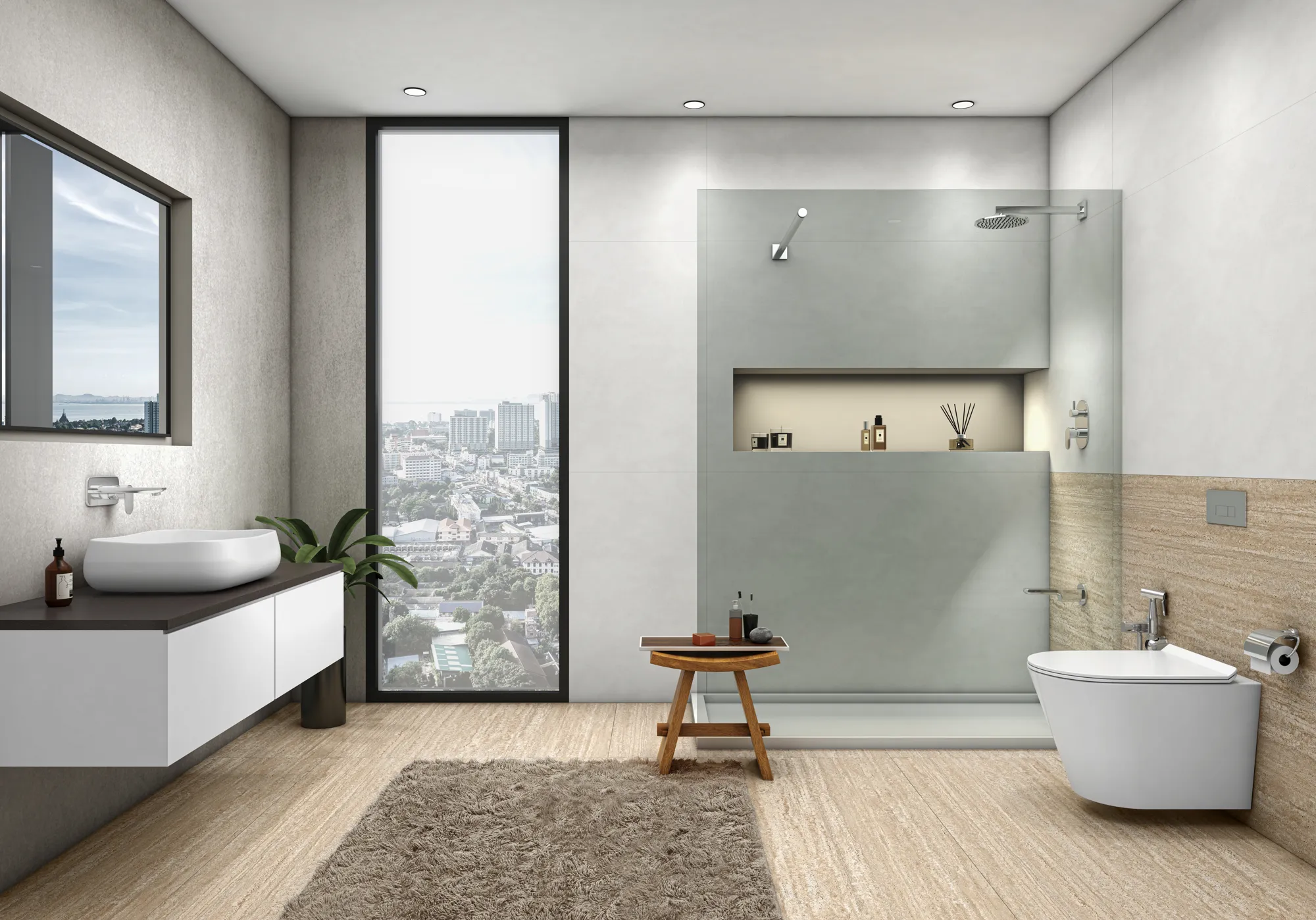 Glide Urinal | French Collection | Bathware | Somany
