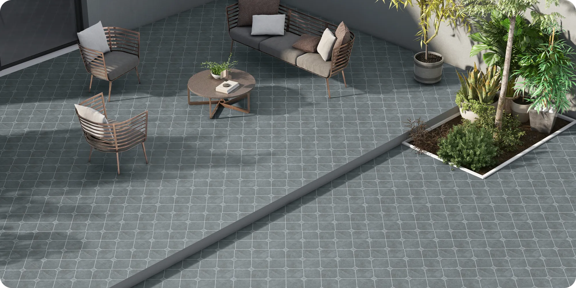 Durastone HDVT tiles by Somany