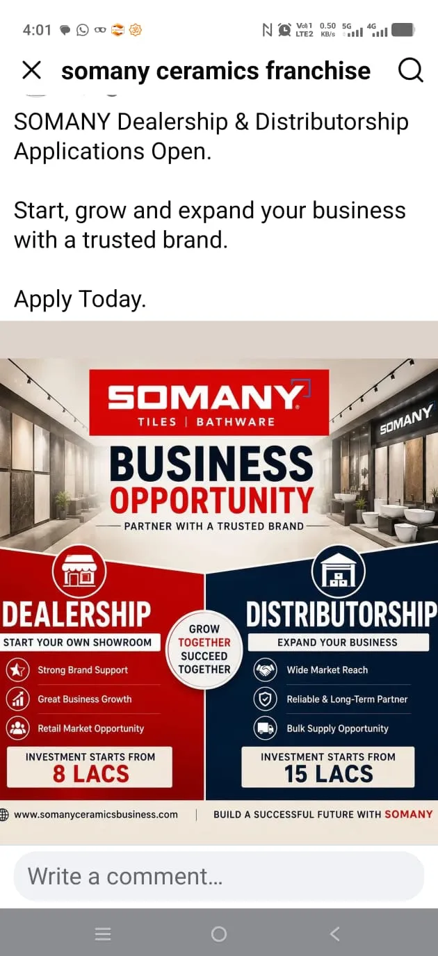 Fake WhatsApp dealership / franchise solicitation