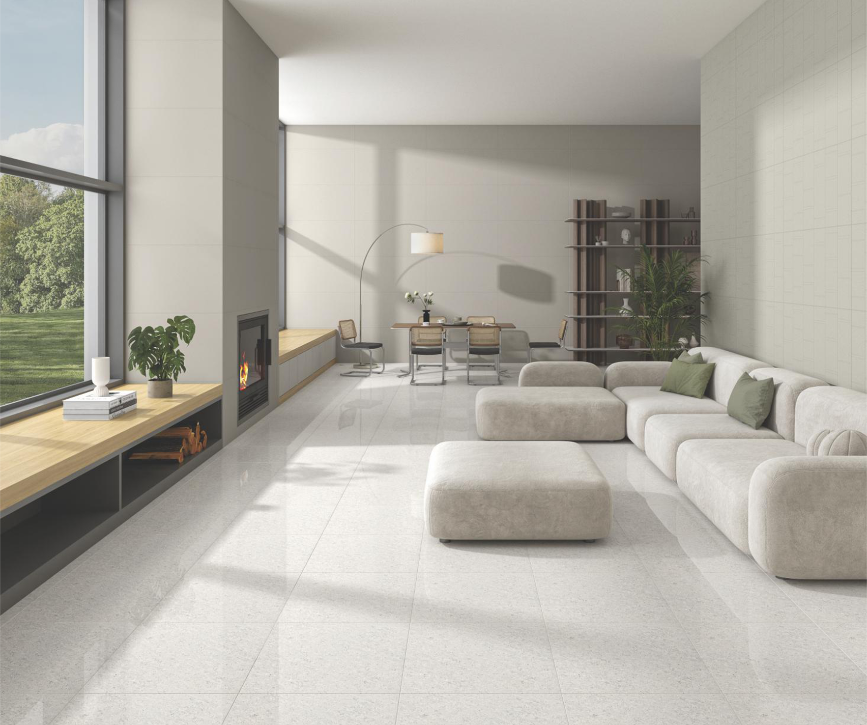 Polished Vitrified