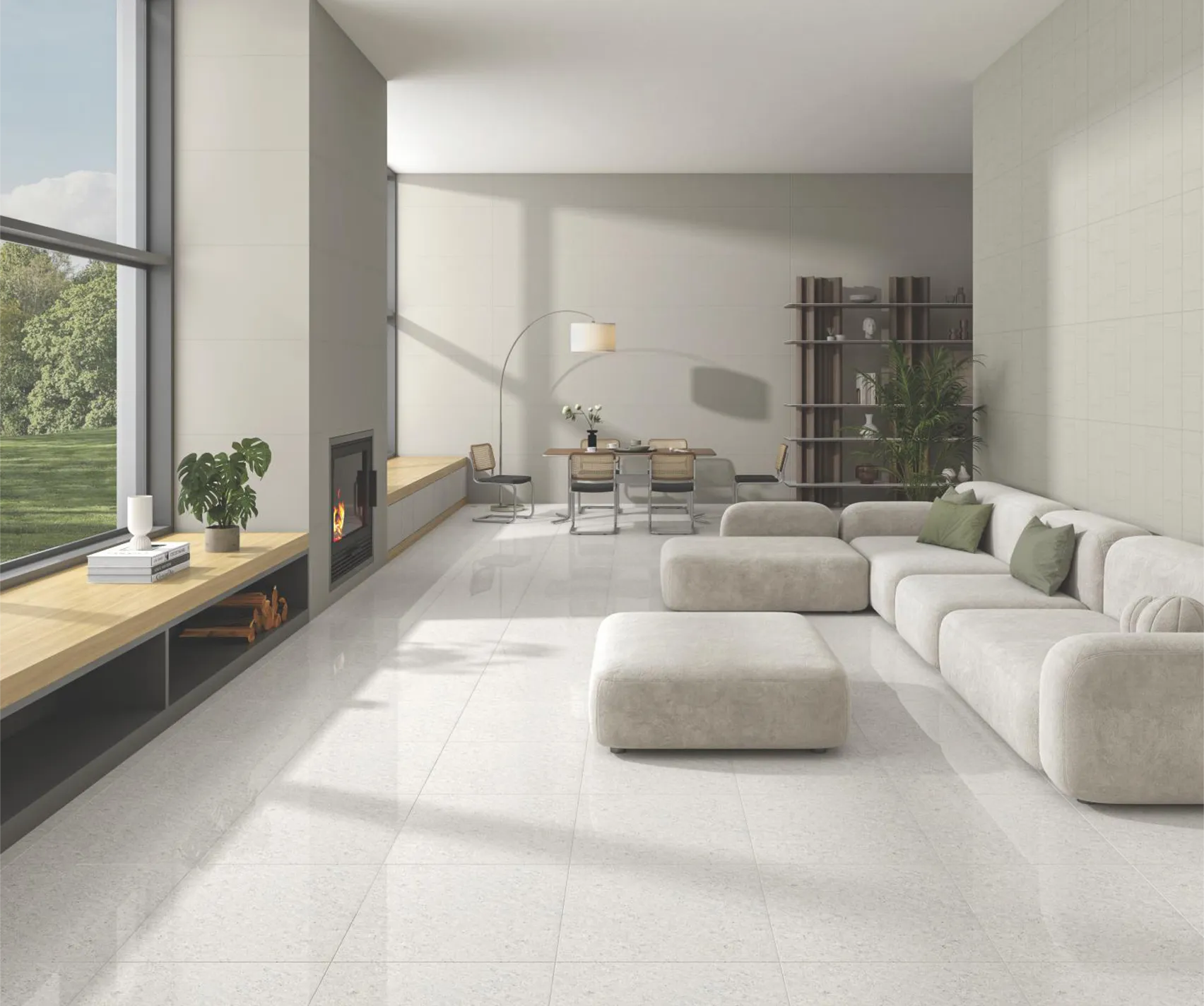 Polished Vitrified