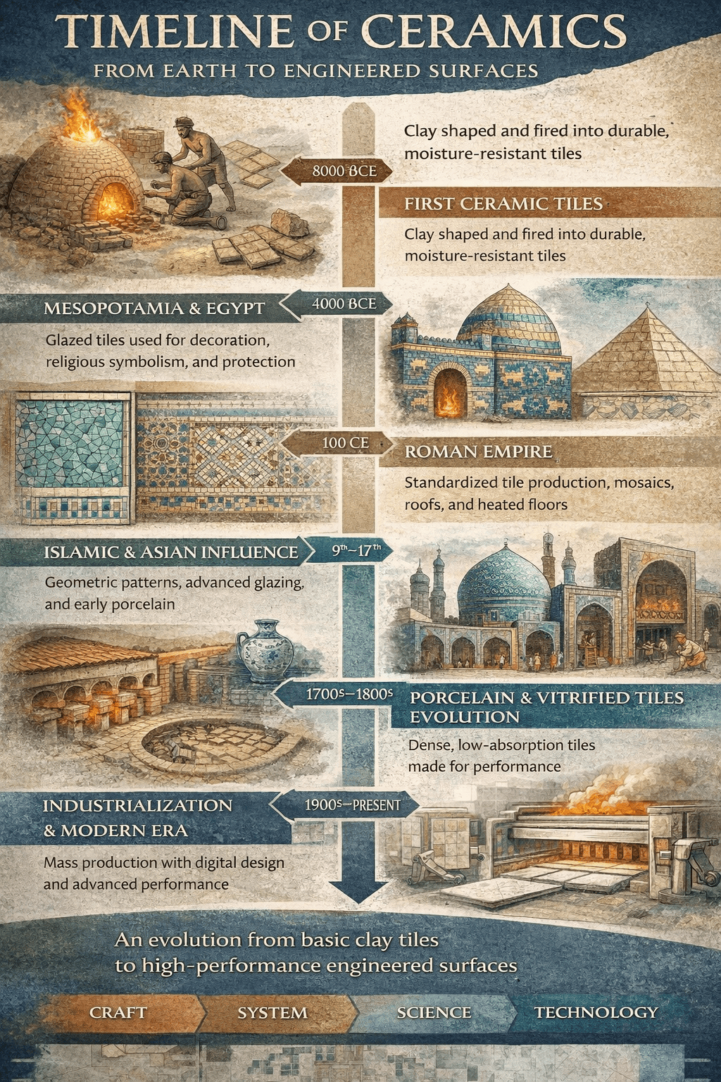 Timeline of Ceramics